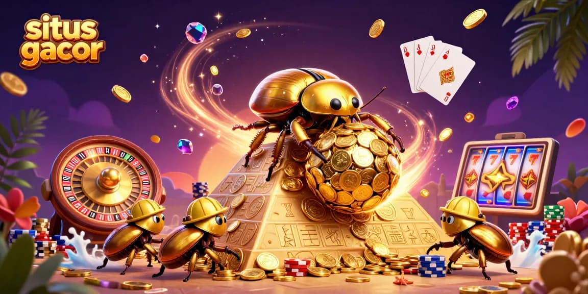 Menangkan jackpot di situs gacor dengan strategi yang tepat dan simbol casino yang bersinar.