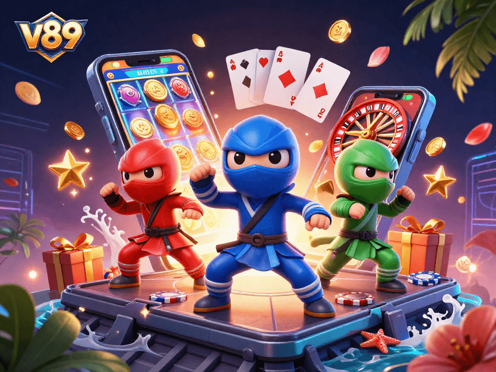 Menangkan hadiah menarik di V89 dengan permainan slot yang seru dan akses resmi.
