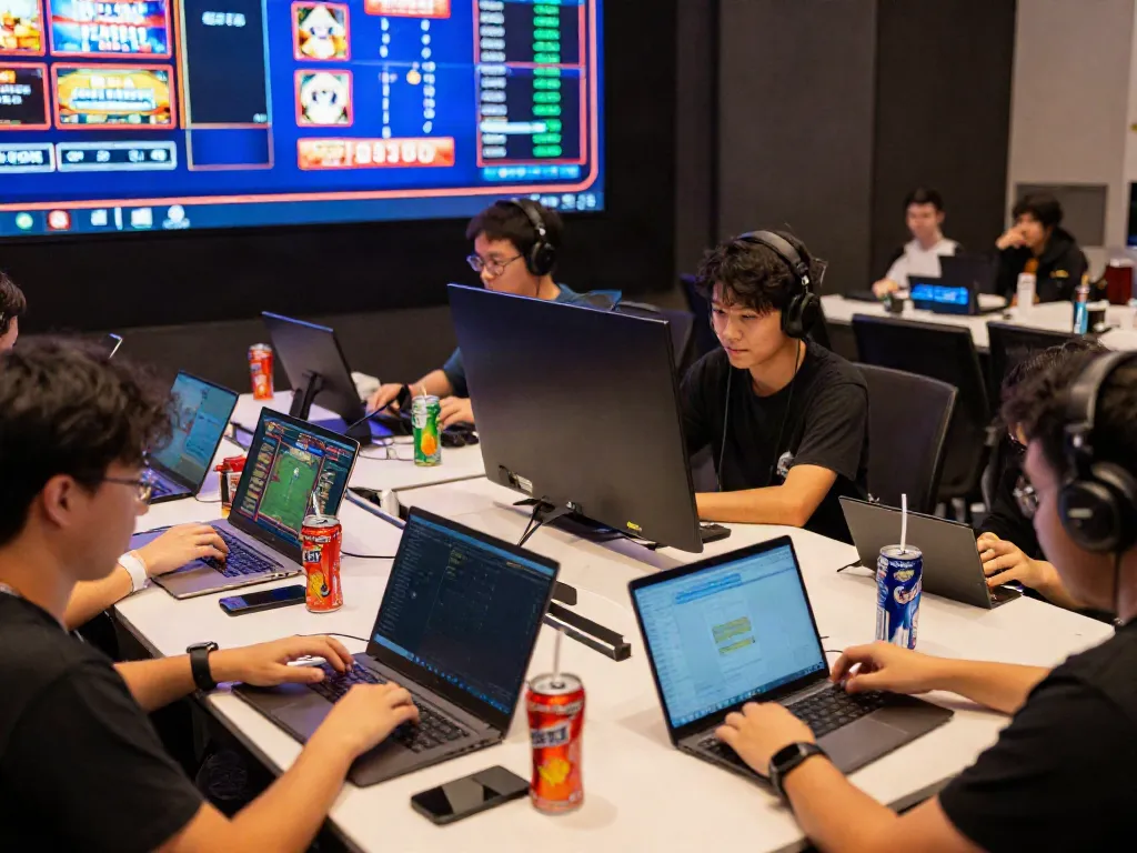 Players engaged in dynamic gaming at QQMacan's online platform.