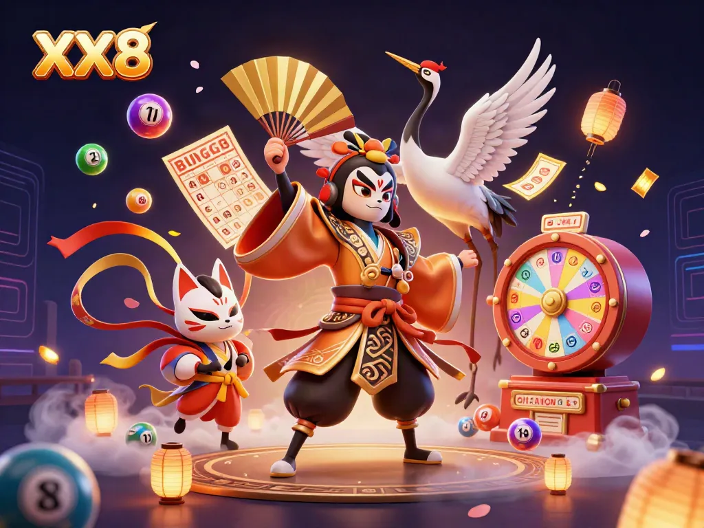 Engage with thrilling XX8 casino action featuring dynamic lottery elements and enchanting characters.