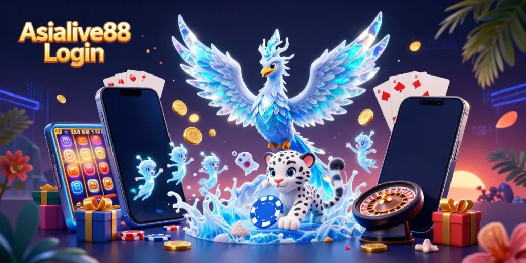 Engage with Asialive88 Login through colorful slot games and vibrant casino elements