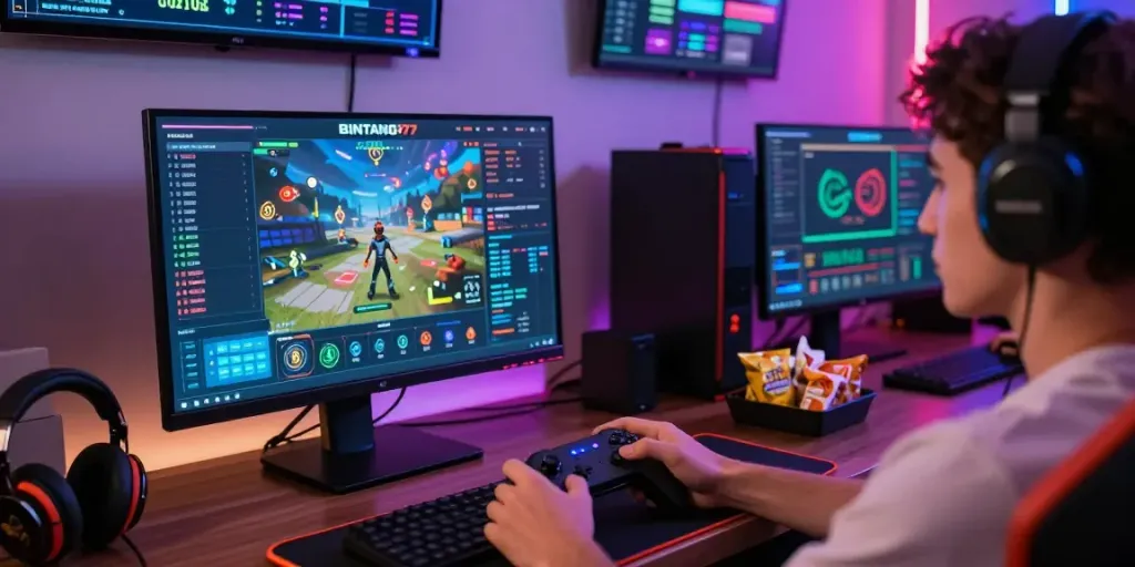 Pengalaman bermain BINTANG77 dengan antarmuka digital dan grafik kripto yang menarik.