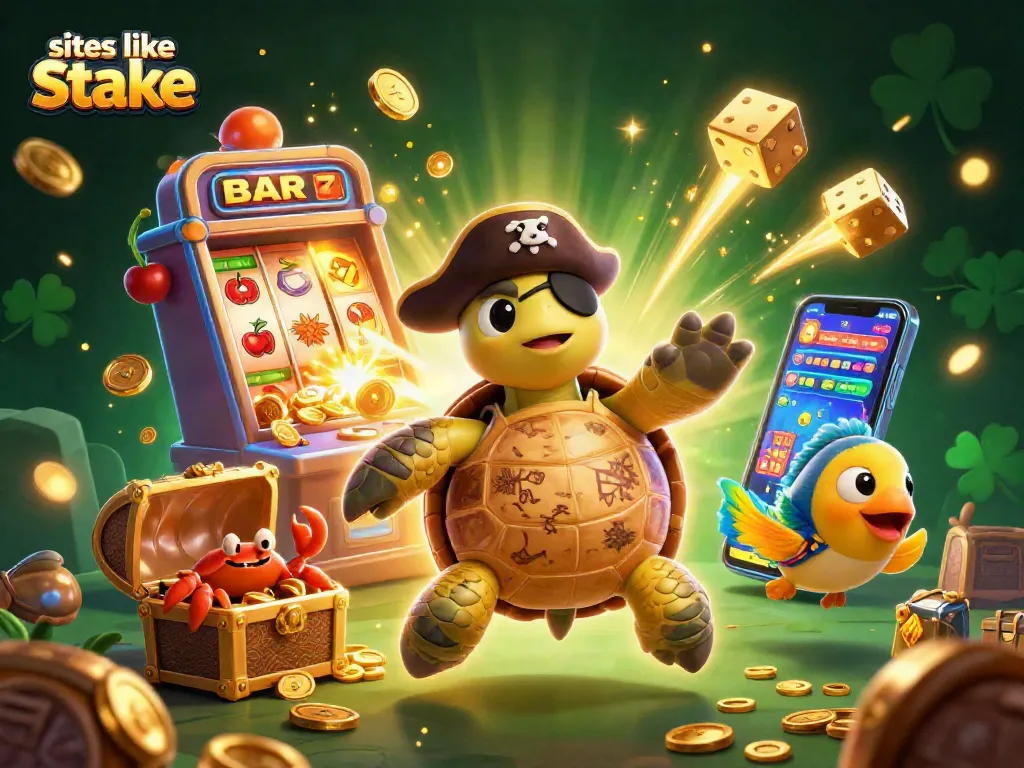 Engage with dynamic experiences at sites like stake, featuring vibrant 3D casino elements and characters.