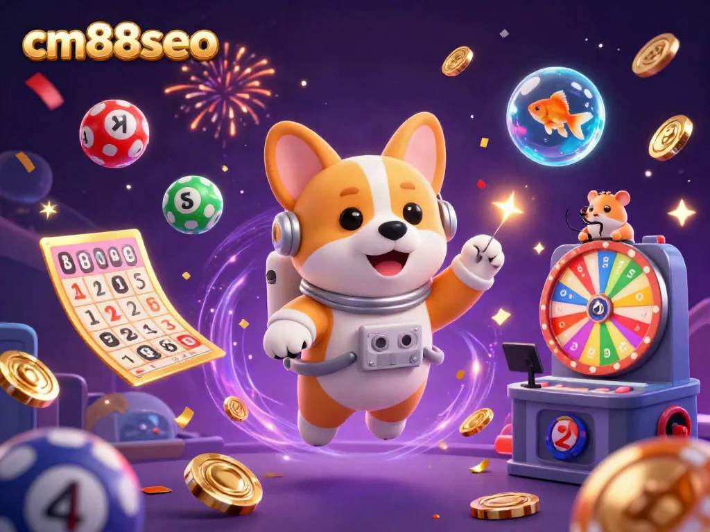 Engage with cm88seo's vibrant space-themed casino gaming scene featuring rich visual elements.
