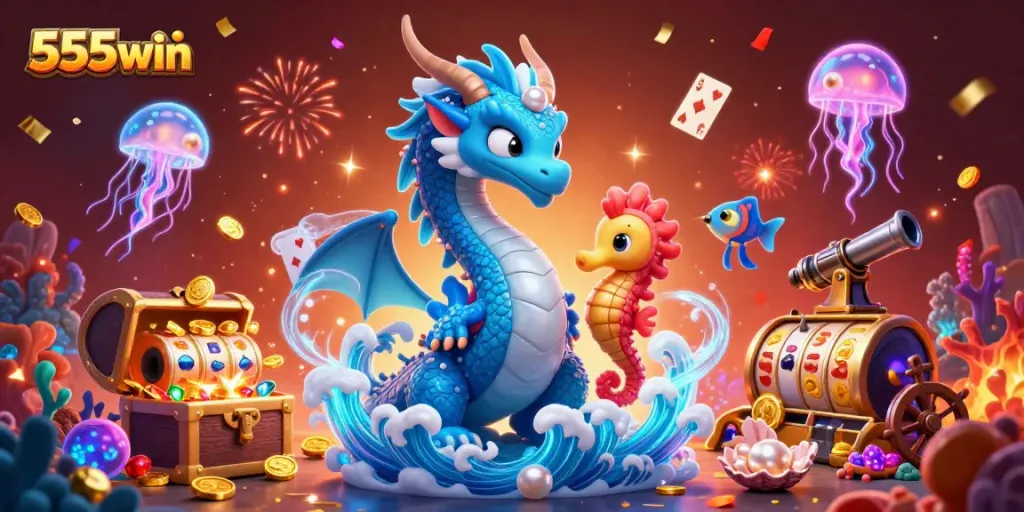 Experience thrilling gameplay with 555win in a vibrant underwater casino adventure.