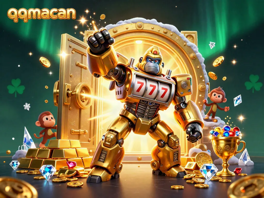 Unleash winnings with qqmacan's thrilling slot mech in an ultra-detailed virtual casino.