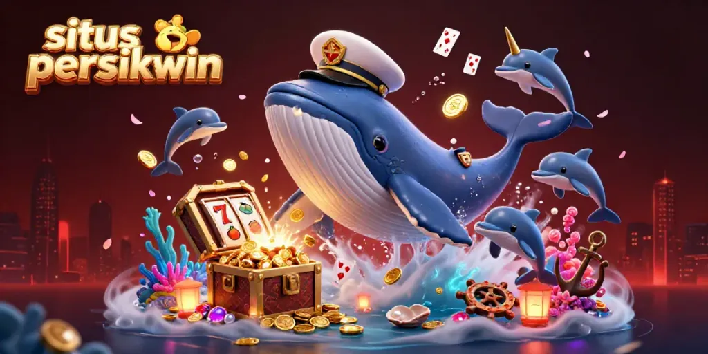 Gim slot jackpot bersinar di situs persikwin dengan elemen laut yang fantastis.