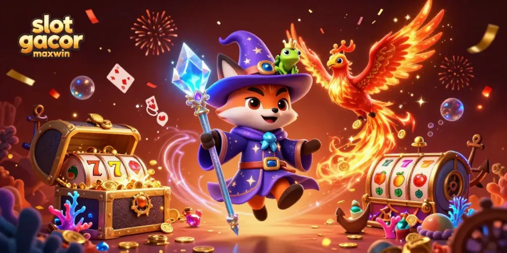Engage in thrilling gameplay with captivating slot gacor maxwin featuring lively characters and colorful game elements.