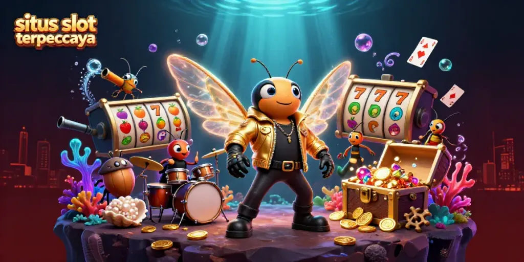 Slot online terpercaya dengan cicada rock star dan elemen permainan yang menarik.