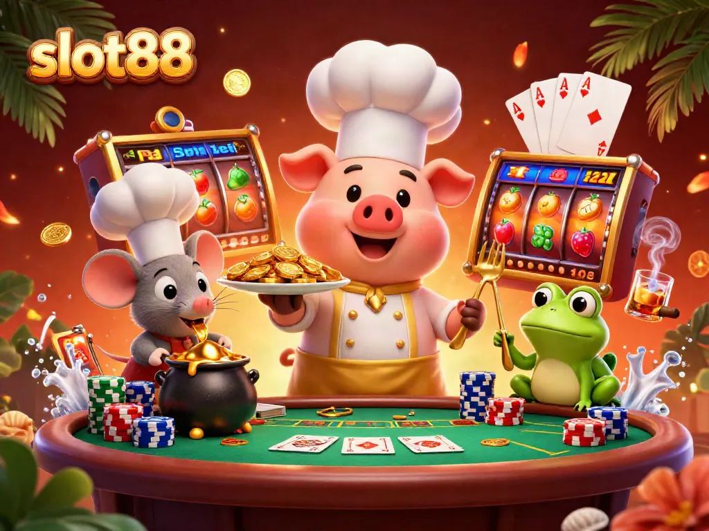 Slot88 menghadirkan pengalaman kasino mendebarkan dengan karakter menarik dan simbol permainan yang memukau.