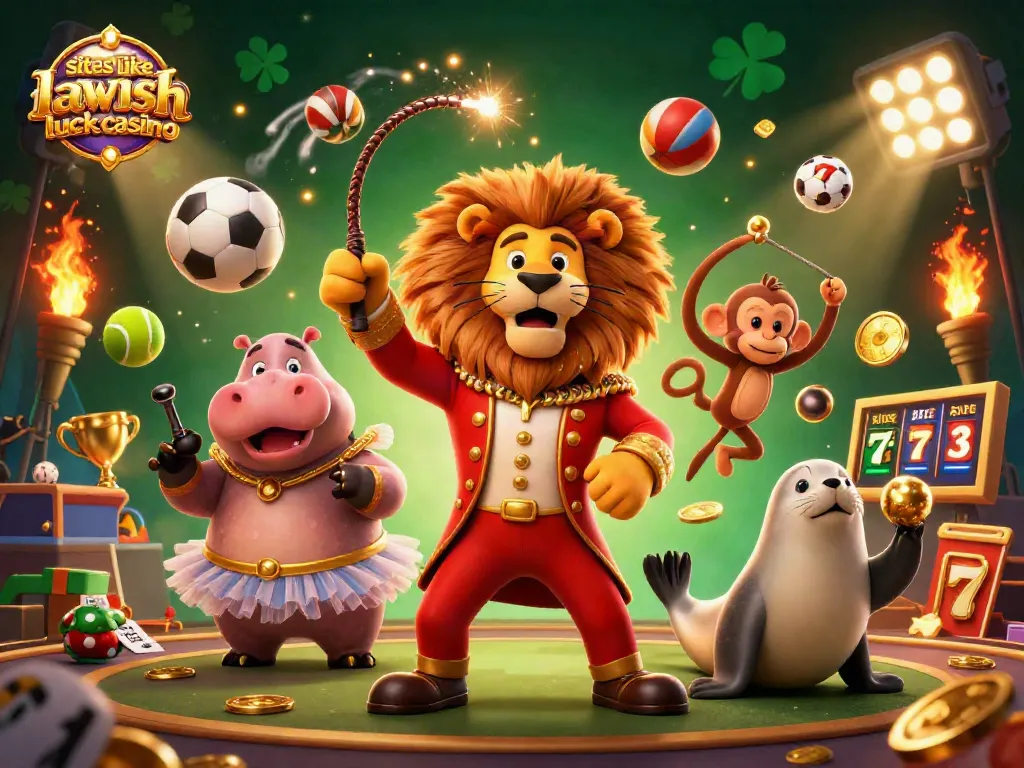 Engage in thrilling games like Lavish Luck Casino with exciting characters and vibrant casino elements.