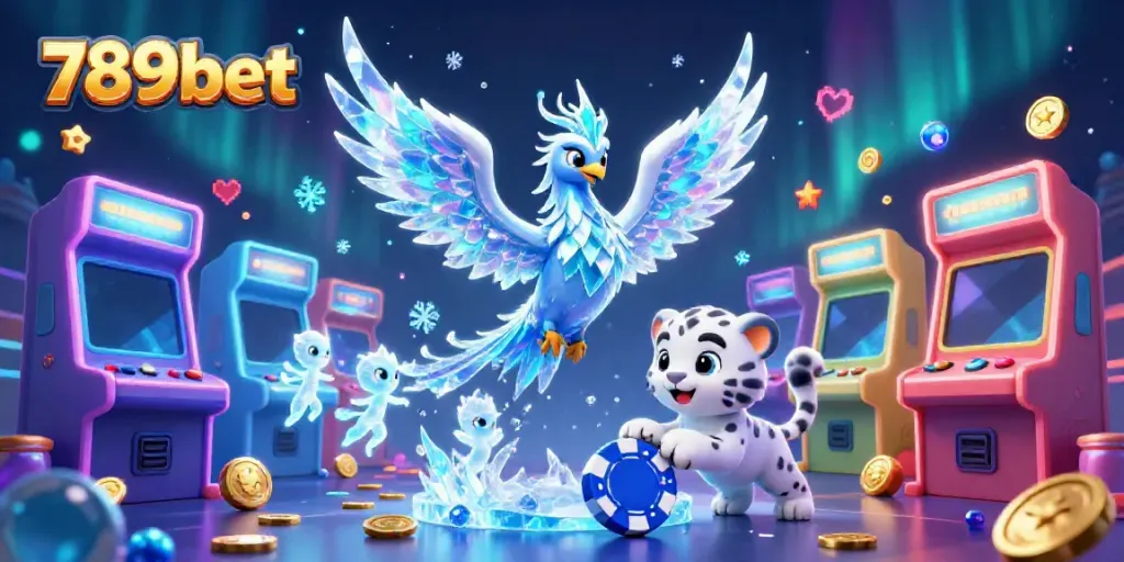 Experience thrilling gaming with 789bet in a vibrant casino scene illustrated.