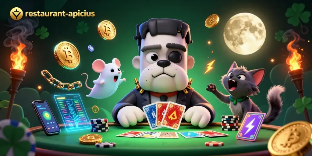 Experience thrilling card games at restaurant-apicius with a captivating casino scene.
