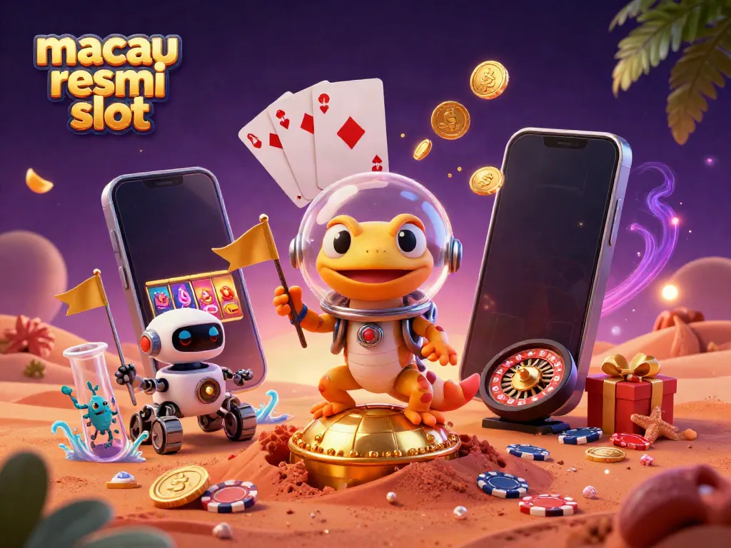 Menghadirkan keseruan macau resmi slot di dunia alien, dengan permainan slot yang berwarna-warni dan suasana ceria.