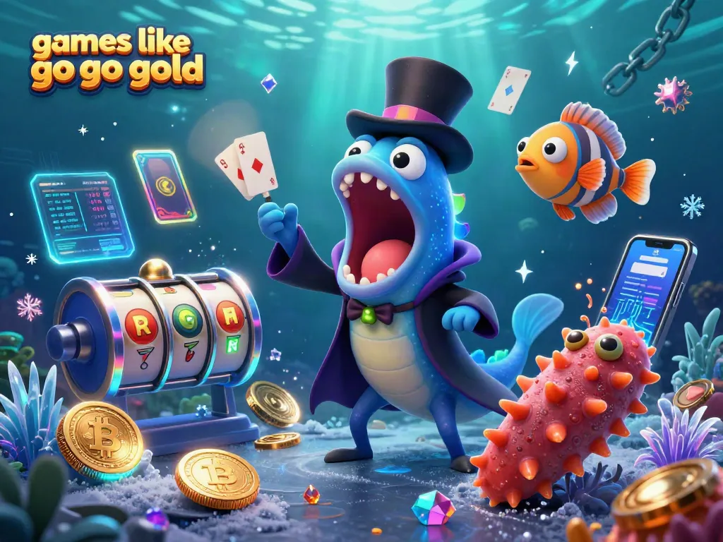 Enjoy games like Go Go Gold with thrilling slots and virtual currencies in vibrant underwater magic.