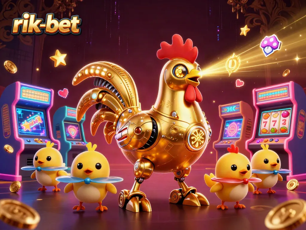Experience thrilling gaming at rik-bet with a retro-futuristic casino adventure and dynamic elements.