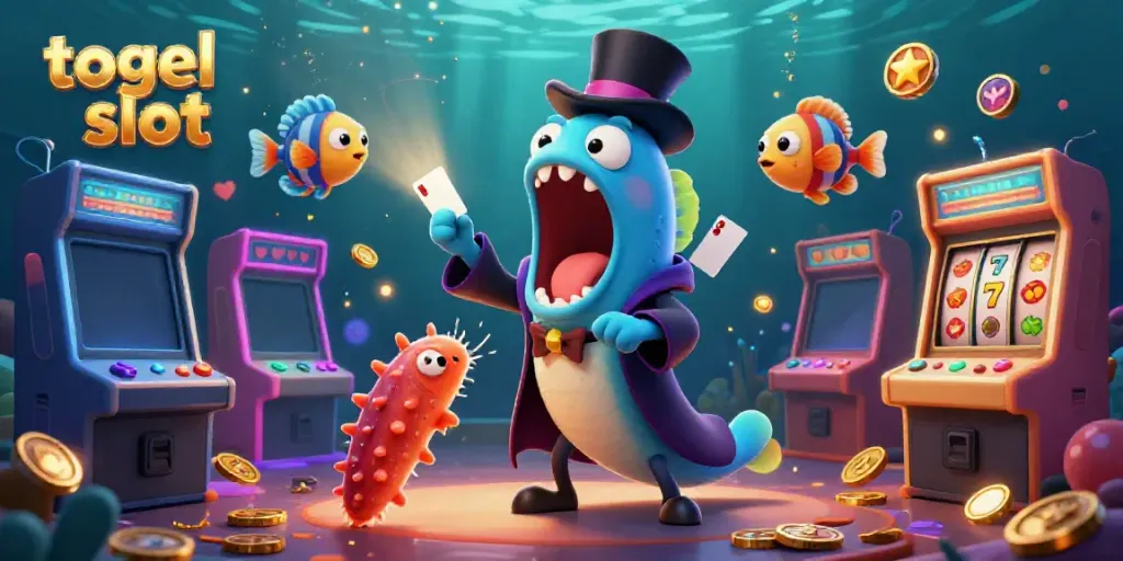Menangkan togel slot dengan aksi sulap dari ikan gulper, ikan pemancing, dan mentimun laut yang berinteraksi di kasino bawah laut.