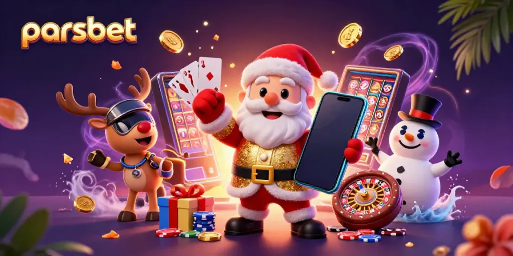 Parsbet ile ilgili heyecan verici anların yaşandığı, 3D görüntü ile oluşturulmuş eğlenceli bir casino sahnesi