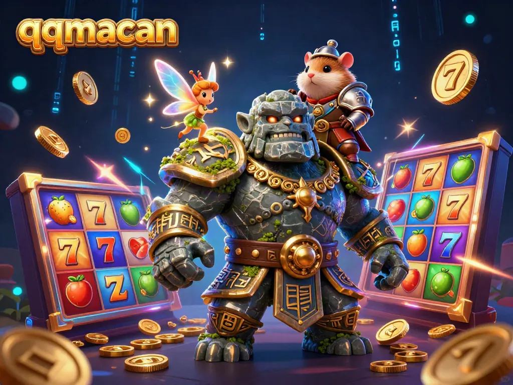 Spin the reels with qqmacan's vibrant slot adventure featuring magical characters and vibrant symbols.